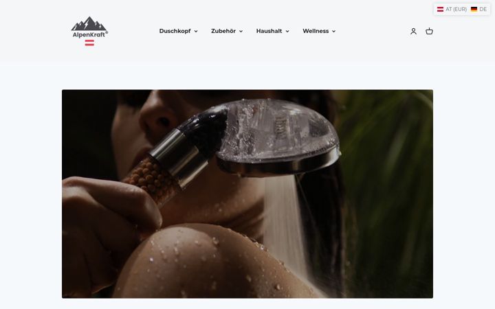 Ekrānuzņēmums no alpenkraft.shop