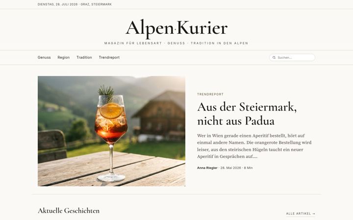 Ekrānuzņēmums no alpenkurier.com