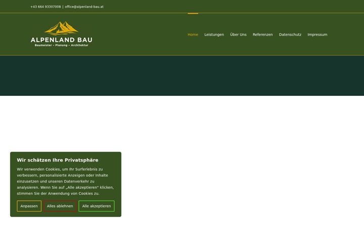 Ekrano kopija alpenland-bau.at