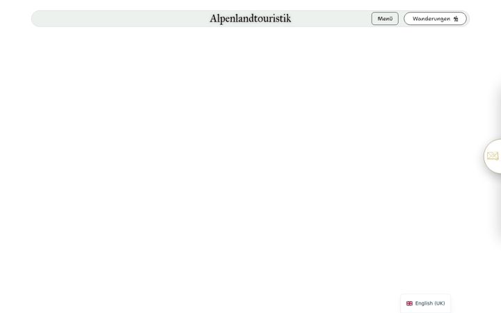 Screenshot of alpenland-touristik.de
