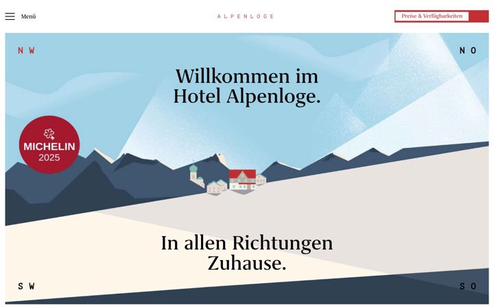 Screenshot ta' alpenloge.com