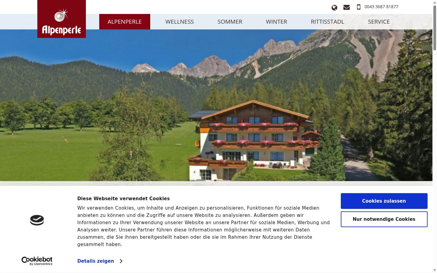 Screenshot tal-banner tal-kunsens muri qabel kwalunkwe interazzjoni