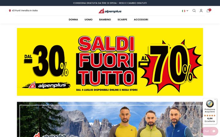 Screenshot of alpenplus.it
