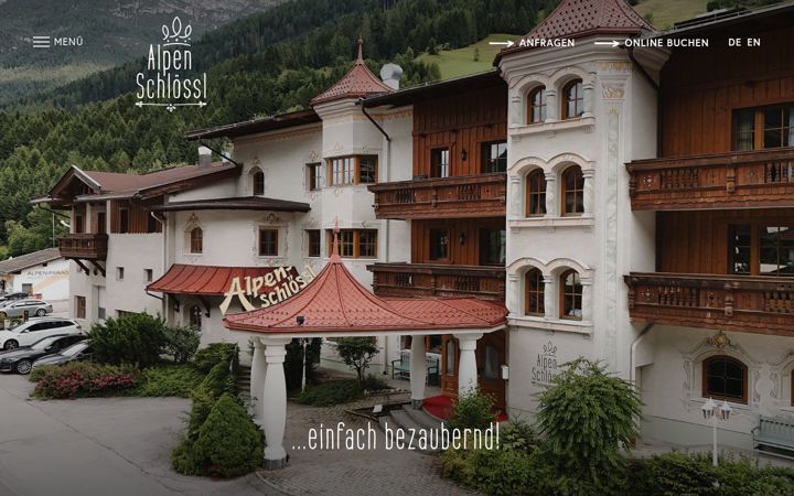 Screenshot of alpenschloessl.at