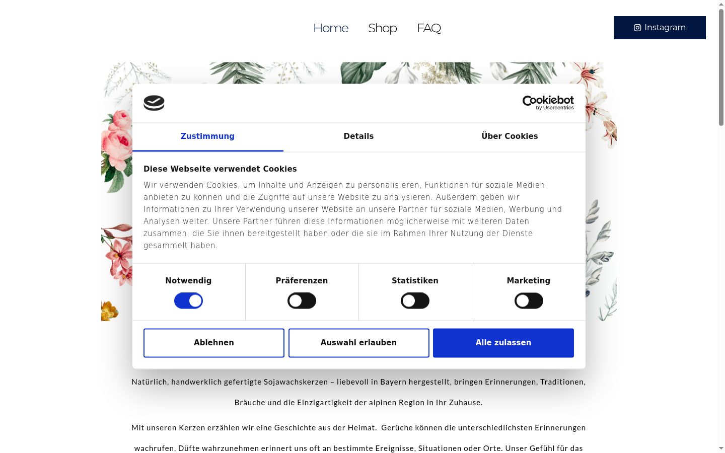 Sutikimo reklamjuostės, rodytos prieš bet kokią sąveiką, ekrano kopija