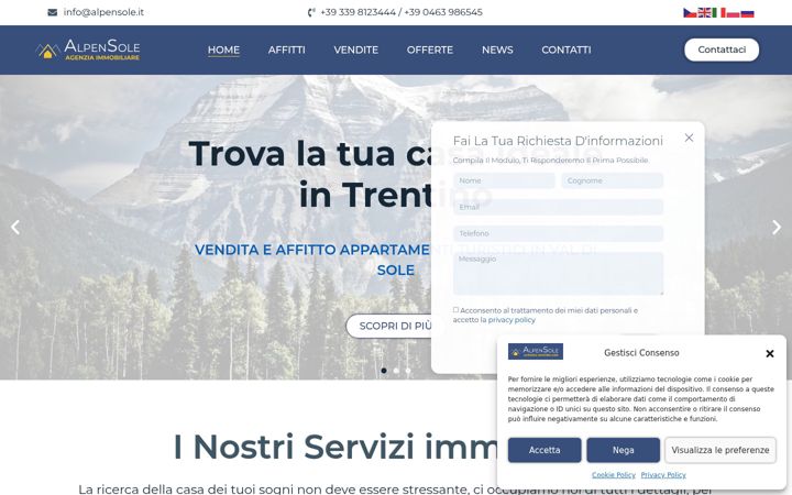 Ekrano kopija alpensole.it