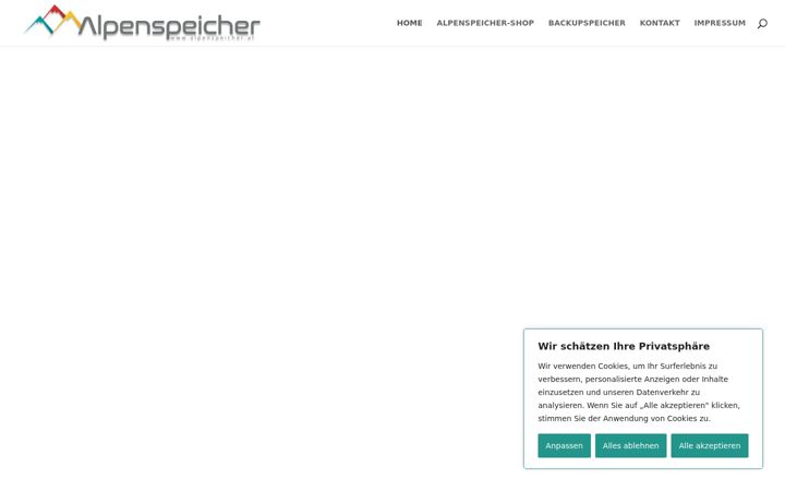 Screenshot of alpenspeicher.at