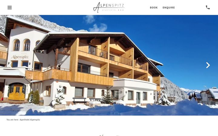 Screenshot of alpenspitz.com