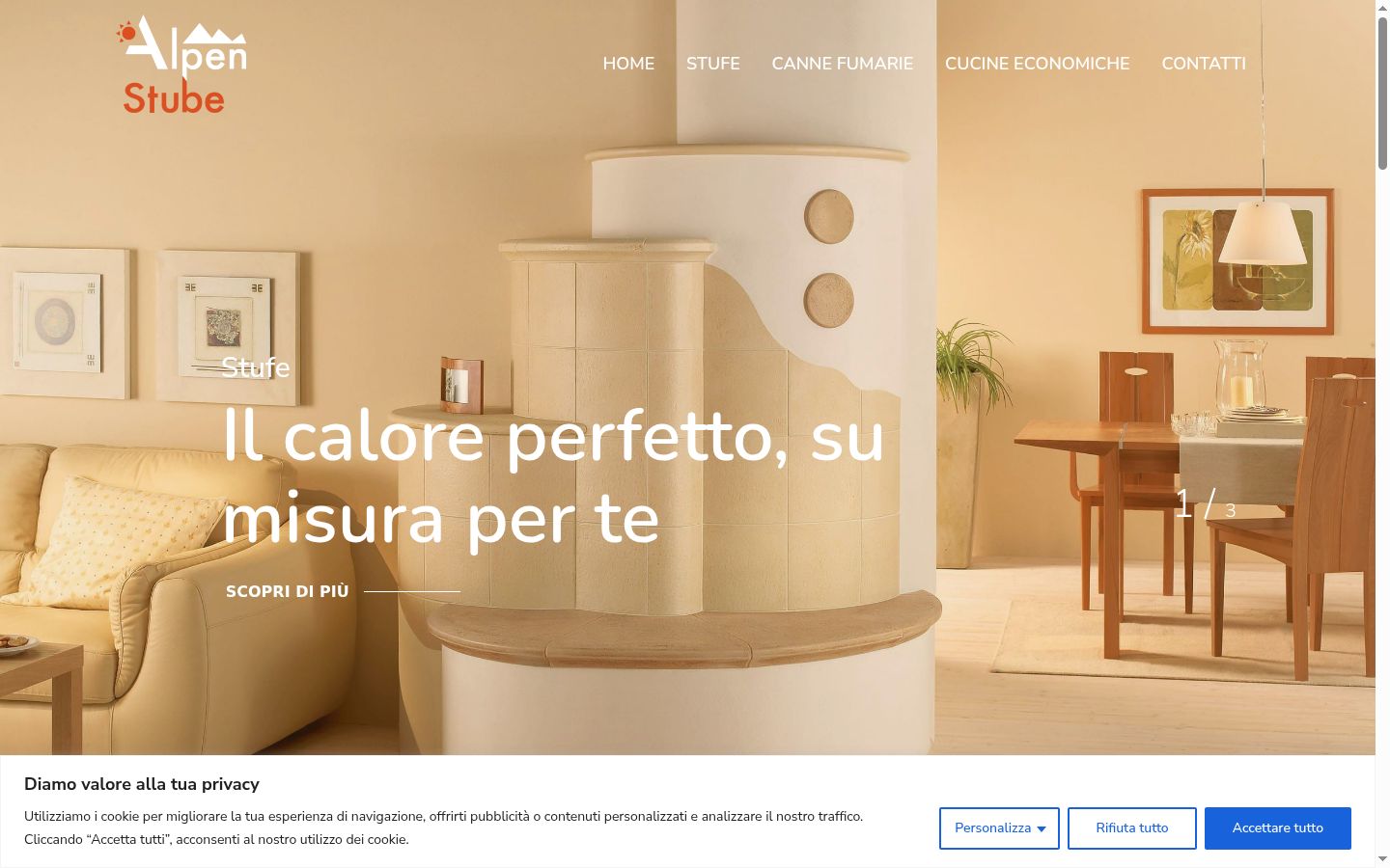 Sutikimo reklamjuostės, rodytos prieš bet kokią sąveiką, ekrano kopija