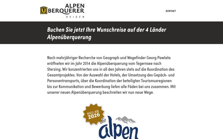 Ekrano kopija alpenueberquerer.reisen