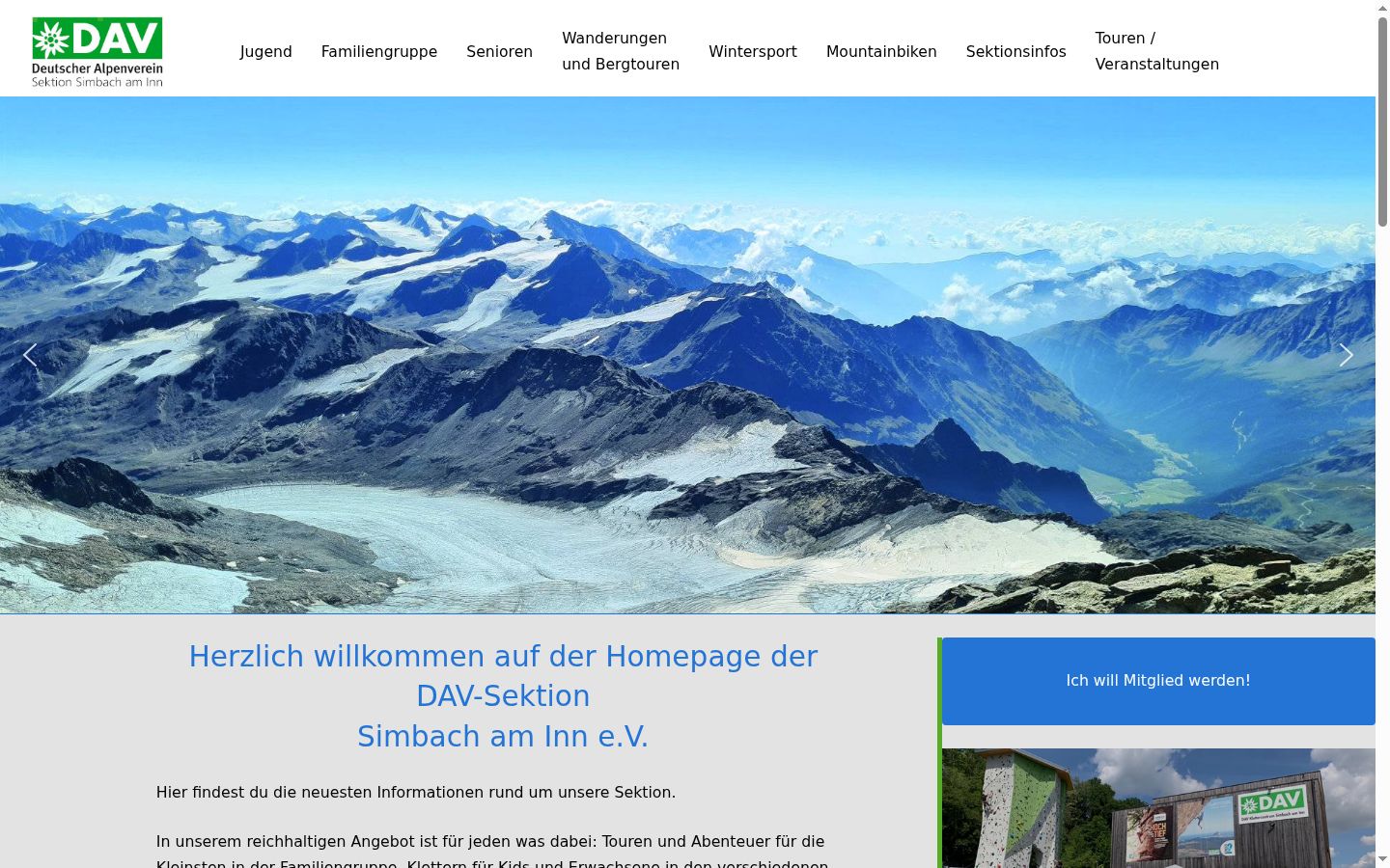 Screenshot des Einwilligungsbanners vor jeglicher Interaktion