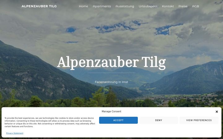Screenshot of alpenzauber-tilg.at