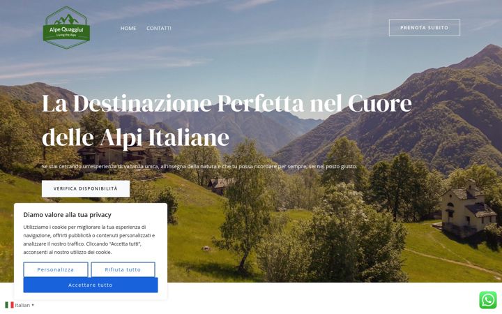 Screenshot of alpequaggiui.it