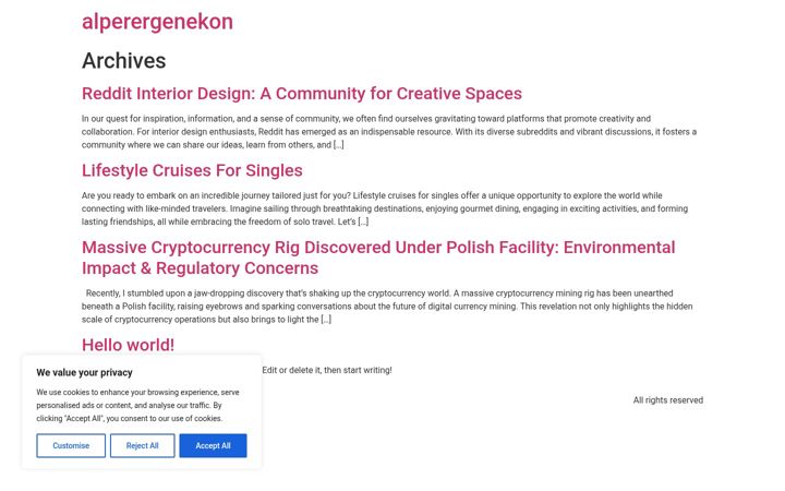 Zrzut ekranu alperergenekon.com