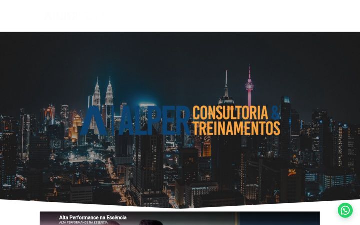 Screenshot di alpertreinamentos.com.br