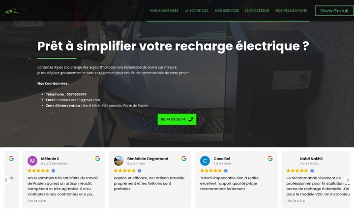Screenshot of alpes-ecocharge.fr