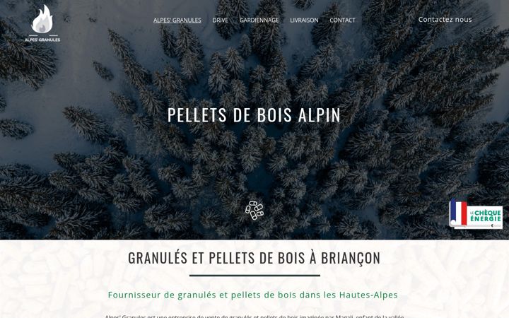 Screenshot of alpes-granules.fr
