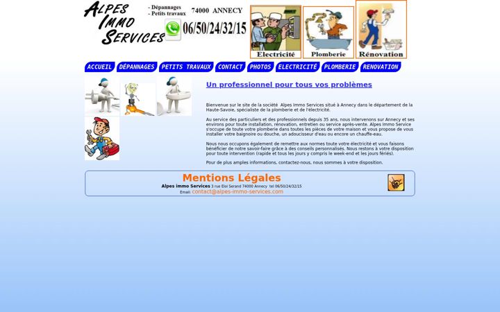 Screenshot of alpes-immo-services.com