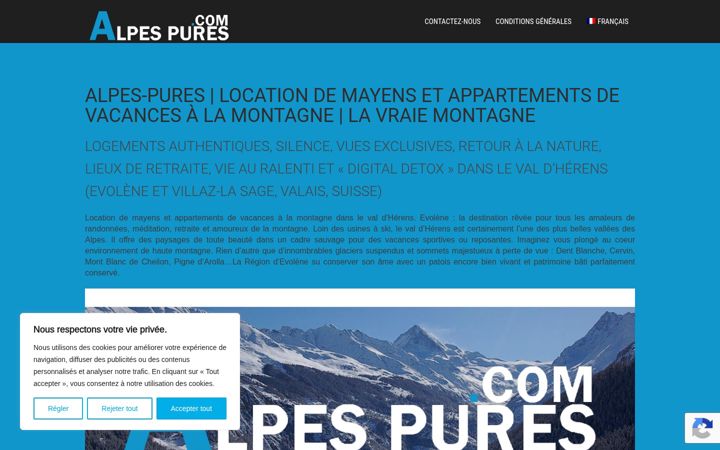 Screenshot of alpes-pures.com