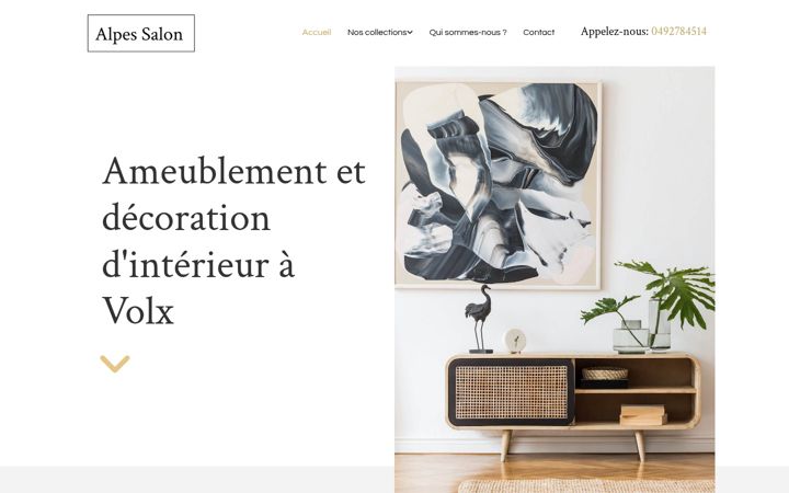 Screenshot of alpes-salon.fr