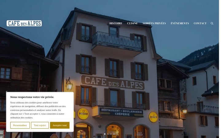 Snímek obrazovky alpes-vissoie.ch