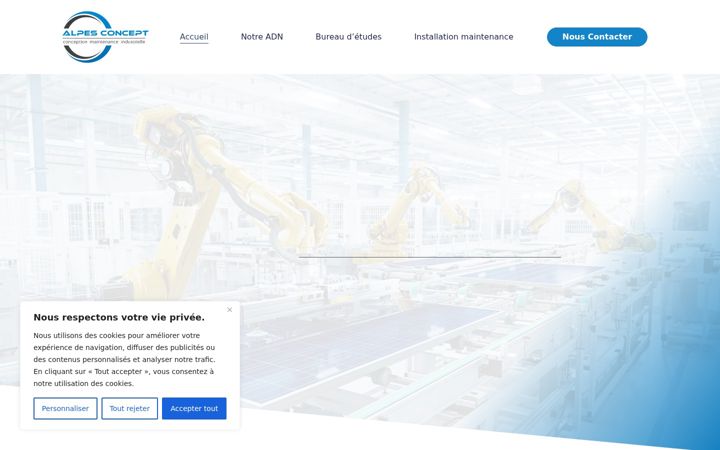 Screenshot of alpesconcept.com