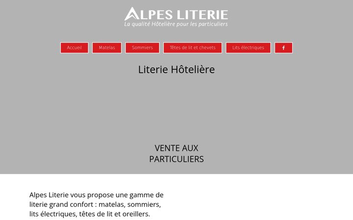 Screenshot of alpesliterie74.fr