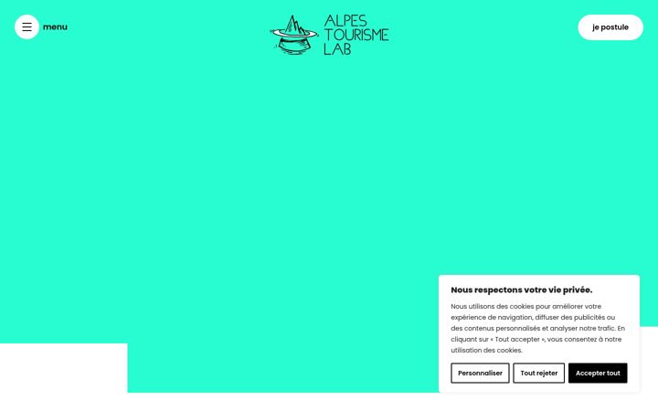 Screenshot of alpestourismelab.com