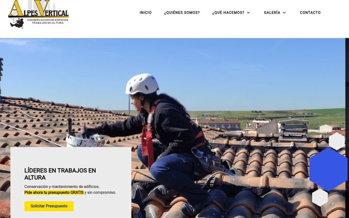 Screenshot of alpesvertical.com