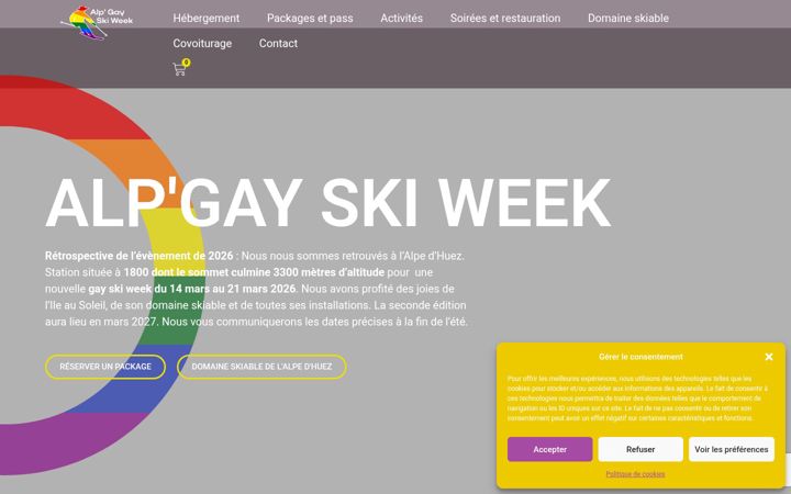 Screenshot of alpgayskiweek.com