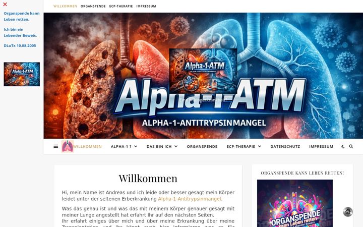 Skærmbillede af alpha-1-atm.de