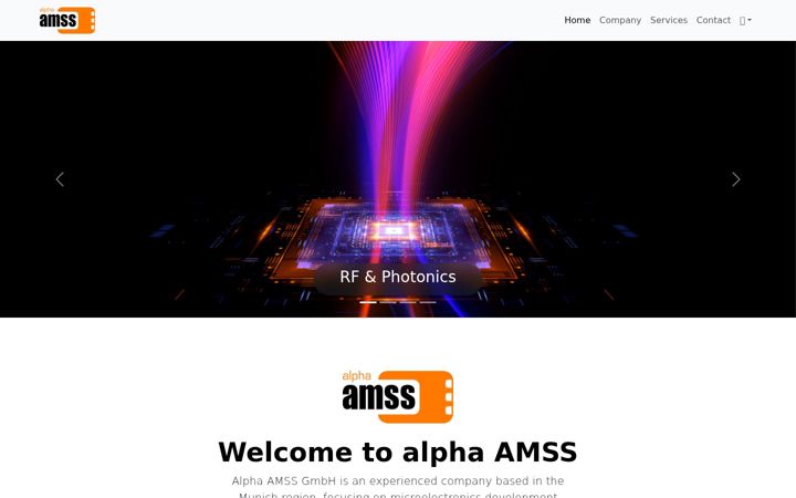 Screenshot of alpha-amss.com