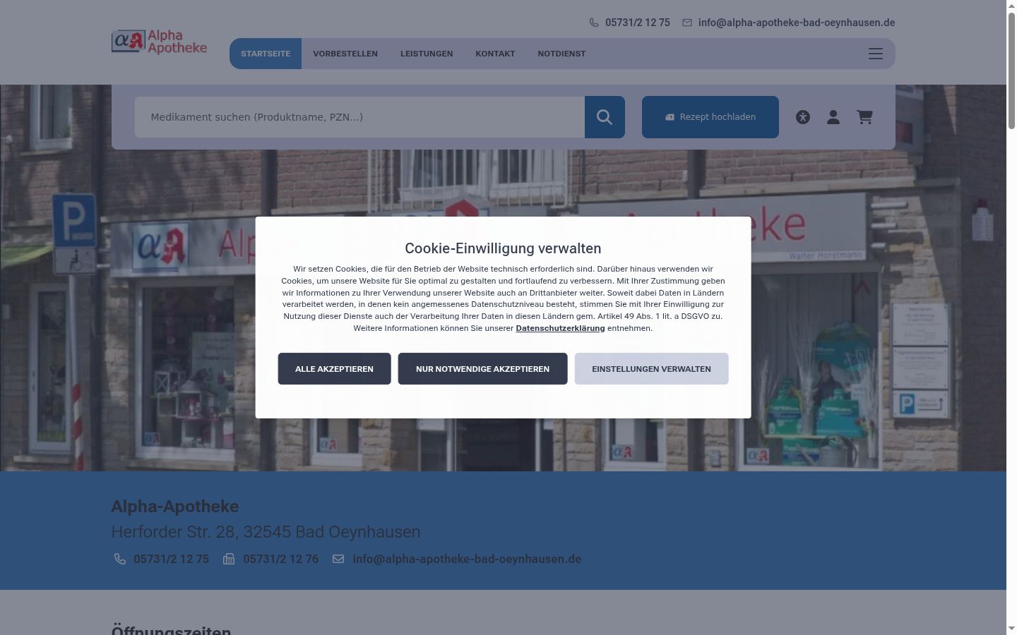 Sutikimo reklamjuostės, rodytos prieš bet kokią sąveiką, ekrano kopija