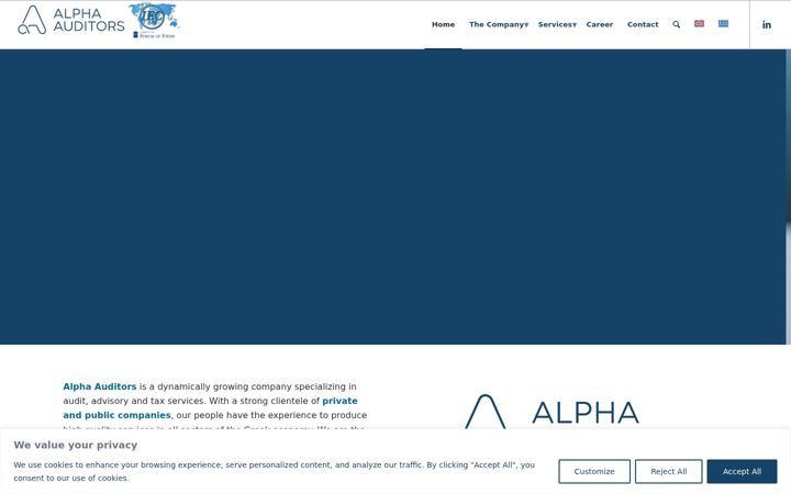 Screenshot of alpha-auditors.gr