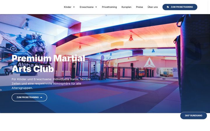 Screenshot of alpha-bielefeld.com