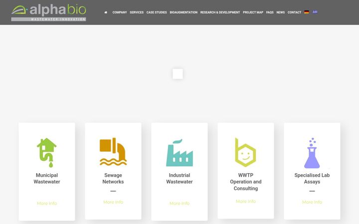 Screenshot von alpha-bioenergy.com