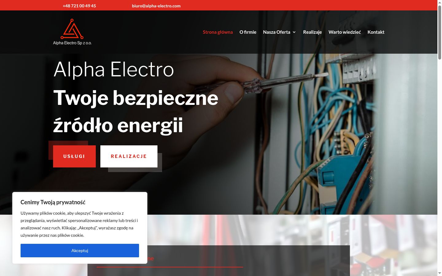 Posnetek zaslona pasice za privolitev, prikazane pred kakršno koli interakcijo