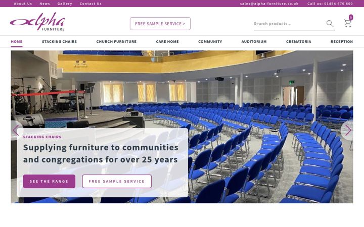 Screenshot of alpha-furnishing.com