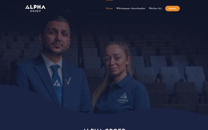 Screenshot of alpha-groep.com