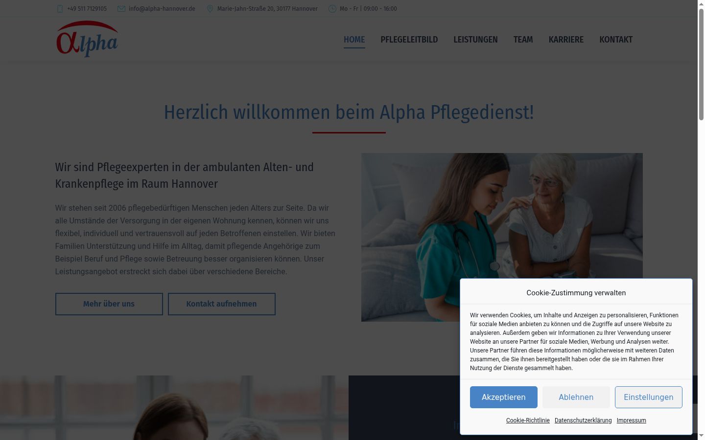 Zrzut ekranu banera zgody wyświetlanego przed jakąkolwiek interakcją