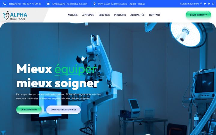 Zrzut ekranu alpha-hc.com