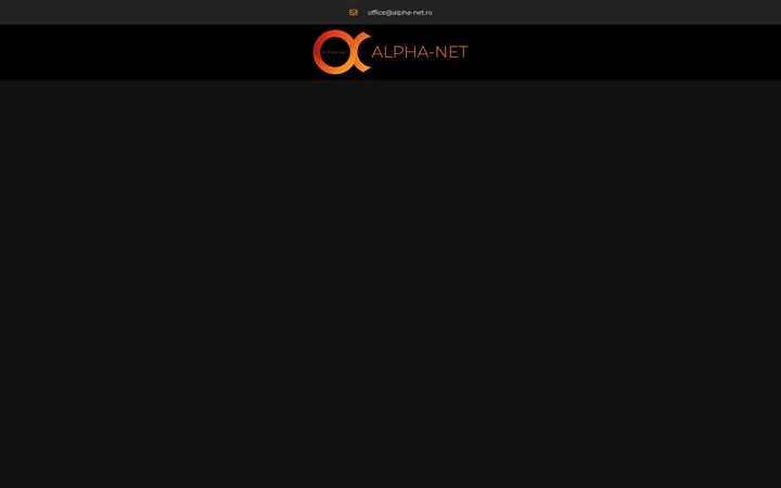 Screenshot of alpha-net.ro