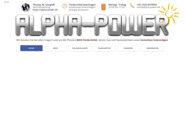 Screenshot von alpha-power.de