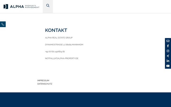 Screenshot of alpha-property.de