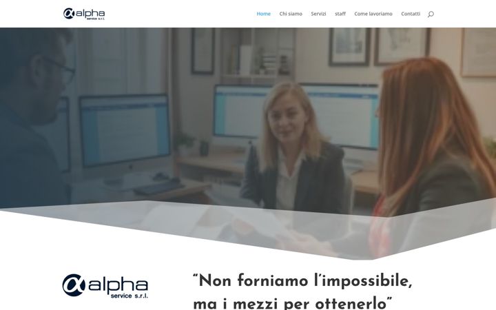 Screenshot of alpha-servizi.it