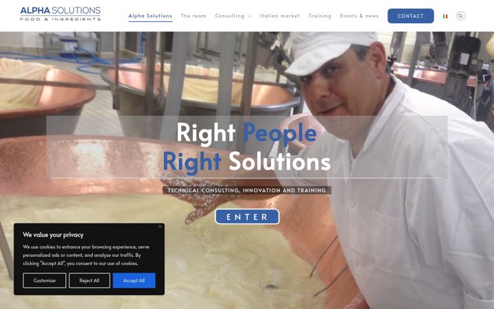 Screenshot di alpha-solutions.it