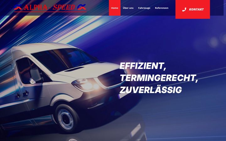 Screenshot di alpha-speed.de