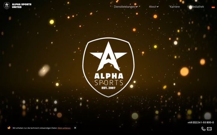 Screenshot di alpha-sports.de
