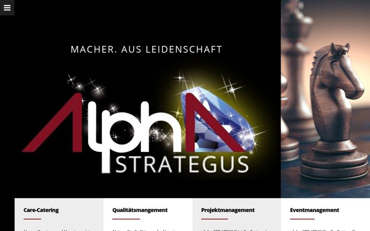 Screenshot of alpha-strategus.de