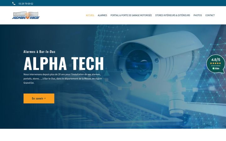 Screenshot of alpha-tech.fr